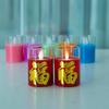 Velas LED Electrónicas para Bodas Budistas en Stock con Pegatina Desmontable de Lámina Dorada