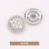 Corte con forma de ojo con hebilla de metal cosida a mano 62195