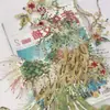 56*28cm Bordado de Gaze Lantejoulas Bordado de Fênix Patch de Tecido Fantasia de Performance Étnica Acessórios DIY Multicolorido Nenhum