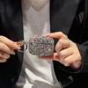 Para AirPods de 2ª/3ª Geração Capa Protetora com Strass Conjunto de Fones de Ouvido Apple com Caixa de Armazenamento de AirPods com Diamante Luxo