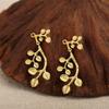 Accesorios de joyería DIY, colgante de rama de cobre puro, tocado antiguo, horquilla, material, accesorios para el cabello antiguos, colgante al por mayor