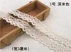 Mantel Algodón Encaje Tejido con Hilo de Algodón con Adornos de Encaje de Algodón Accesorios Ropa Decoración de Encaje Hecho a Mano DIY Arte Textil
