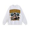 Camiseta de manga corta con estampado de estrellas lavadas y desgastadas de estilo callejero europeo y americano, estilo oversize para hombres y mujeres, transfronteriza