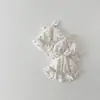 Chapéu de Bebê Yipan 2026 Novo Estilo Ins Primavera e Outono Chapéu Infantil Fino com Orelhas de Coelho e Estampa Floral Chapéu de Balde para Bebê Chapéu de Pescador