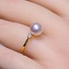 Accesorios de joyería DIY, soporte vacío para anillo de perla de plata esterlina S925, soporte para anillo clásico que combina con todo, accesorios para soporte de anillo, soporte de plata