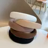 Diadema de Esponja Marrón para Niñas, de Ala Ancha, de Alta Gama, Diadema de Moda para Lavarse la Cara, Pinza para el Cabello de Alta Presión Craneal