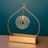 Suporte Criativo e Simples de Ferro para Pendurar Incenso Repelente de Mosquitos para Quarto de Casa, Bandeja de Incenso, Queimador de Incenso, Suporte de Cinzeiro de Sândalo