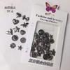 Joyería de Aleación para Arte de Uñas Japonés Accesorios de Aleación Mixtos Lazo Oso Irregular Hueco Joyería de Metal