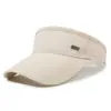 Boné Viseira Unisex de Secagem Rápida com Proteção Solar Transfronteiriço, Boné de Baseball de Malha Respirável para Exterior, Chapéu de Sol de Pesca Masculino, Moderno