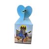 Caja de dulces con estampado de dibujos animados para decoración de fiestas infantiles, caja de refrigerios, caja de embalaje variada, caja de manzana, 6 piezas