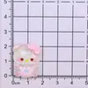 Pañales que brillan en la oscuridad Accesorios de Resina Sanrio Pegamento Crema Funda para Teléfono Móvil DIY Pasador Imán para Refrigerador Agujero Lote para Zapatos