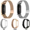 La Fábrica es Adecuada para Usar Correas de Pulsera Inteligente Google Fitbit Air, Correas de Acero Milanés Magnético de Tres Eslabones