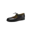 Zapatos de tacón bajo simples de diseño de nicho nuevo versión coreana 2026 con diseño de dedo dividido, modernos y versátiles, elegantes zapatos Mary Jane poco profundos