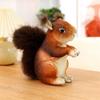 Muñeco de Peluche de Ardilla de Simulación al por Mayor Muñeca de Trapo para Niños Regalo de Cumpleaños Adornos Decorativos