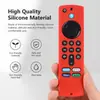 Adequado para Controle Remoto de Voz Amazon Alexa 3ª Geração Capa Protetora de Silicone com Design Luminoso Vazado