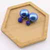 Pendientes de Moda para Mujer Estilo Coreano con Diamantes y Perlas de Arcilla Suave, Pendientes Versátiles de Moda Europeos y Americanos E85