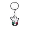 Llavero de comida mexicana, bolso, llavero, colgante, cibercelebrante, PVC, goma suave, metal, colgante, pequeña joyería