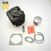 Serra a gasolina serra de corte conjunto de cilindro bloco de cilindro 43/52/58 pistão motosserra duplo simples balanço cabeçote do cilindro anel do pistão lote