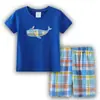 Especializado para el comercio exterior transfronterizo: ropa infantil, ropa de casa, pijamas de algodón de manga corta para niños de verano, conjuntos de pijama para niños, pijamas y pantalones de dormir para niños