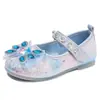 Zapatos de Princesa para Niña con Lazo de Perlas y Pedrería, Zapatos Mary Jane de Cuero de Suela Suave para Primavera y Otoño, Zapatos de Performance, Bailarinas de Moda para Niños