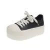 Sapatos Loafer Brancos Fofos e Diferentes para Dedão Grande de Mulher, Sapatos Brancos de Solado Grosso, Novos Tênis Casuais Esportivos Versáteis para Estudantes da Primavera de 2026