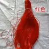 Pese pela Libra Corda Plástica Trançada Oca de 2 mm, Tubo Fino Macio Nostálgico, Tubo de Seda de Vidro Cristal Colorido, Palha