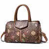 Nuevo Estilo 2024 con Bolsa de Almohada Estampada de Empalme Venta Caliente de Exportación 20 Diseños de Moda Patrón Bolso de Hombro Cruzado Textura