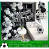 Set de Globos de Cumpleaños, Decoración para Fiesta de Cumpleaños de Novia en San Valentín, Globos de Papel de Aluminio, un Set Completo con un Toque de Lujo