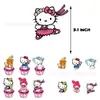 Nova Decoração de Festa de Aniversário Infantil Tema Gato KT Bandeira Hello Kitty Cartão de Bolo Balão Chandel Espiral