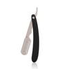 Barbeador Masculino Barbeador Manual Corte de Cabelo Cabeça de Barbear Formato de Lâmina de Aço Inoxidável Suporte Dobrável Cortador para Depilar Sobrancelhas