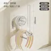 Haste de Armazenamento com Ventosa para Prendedores de Cabelo e Grampos, Porta-Exibição de Grampos sem Furo, Porta-Acessórios de Cabelo e Prendedores de Cabelo Montado na Parede do Banheiro
