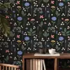 Pegatina de Pared Floral Romántica Autoadhesiva Papel Tapiz Resistente a la Humedad y al Moho Ecológico Lujo Ligero Decorativa para Pared de Dormitorio Armario Renovación