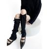 Diseño Otoño e Invierno Calentadores de Piernas Abotonados Y2K para Mujer, Subcultura Primavera y Otoño Adelgazantes Moldeadores de Piernas Calcetines Altos Hasta la Rodilla en Capas Ins