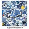 50 stickers de mezclilla estilo ins personalizados transfronterizos para decoración de corazón de niña fresca, para computadora, teléfono móvil, cuenta a mano, stickers DIY