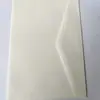 En stock B6 sobre horizontal pegamento de saliva 120g papel kraft blanco para hacer impresión a color china occidental 3 sobre