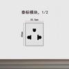 Panel de combinación de enchufe con interruptor tipo 118 blanco estándar americano estándar italiano brasileño japonés tailandés con módulo USB tipo C