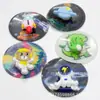 Accesorios de Ropa Dibujos Animados Astronauta Molinillo de Viento Giratorio Etiqueta Redonda de Plástico Impresa a Color Lavable Marca de Moda Parche de Goma Suave