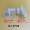 Válvula de ar em TPU conector de traqueia de airbag cotovelo ângulo reto passagem reta almofada de massagem oval bico de inflar para carro torre em estoque