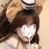 Diadema de Fotos de Paraíso Fiesta Sombrero de Cumpleaños Diadema Accesorios para el Cabello Adulto Niños Tarjeta para el Cabello Oso Duffy