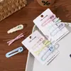Grampo de Cabelo Estilo Ins Acessório de Cabelo Presilha Bico de Pato para Mulheres, Presilha para Franja da Testa, Presilha Lateral, Presilha de Fixação Lateral