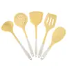 Conjunto de Cinco Espátulas de Silicone para Cozinha, Resistentes ao Calor e Antiaderentes, Personalizáveis, Mais Vendido para Exportação Transfronteiriça