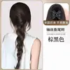 Tranças de Peruca, Tranças Espinha de Peixe, Tranças de Estilo Preguiçoso Amarradas Baixo, Cabelos Longos Trançados, Apliques de Cabelo Trançados, Rabos de Cavalo