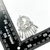 Boneca gato de batata de Guizhou acessórios DIY lembrança coroa de cabelo prateada chapéu étnico Miao chapéu tiara de chifre de vaca borboleta