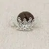Joyería DIY estilo coreano horquilla de cobre puro conector nuevo colgante de encaje hueco accesorios antiguos para tocado de novia