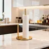 Portarrollos de Papel de Acero Inoxidable para Mesa de Cocina, Encimera, de Pie, sin Taladro, para Baño del Hogar, Portarrollos de Papel Higiénico, Venta al por Mayor