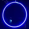 Luces Circulares Impermeables para Colgar en Árboles para Iluminación de Árboles en Calles Municipales, Iluminación de Paisajes Festivos, Anillos de Luces Decorativos, Hecho a Medida