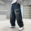 Roupas Infantis Calças de Outono para Meninos Estilo Primavera e Outono 2026 Novo Modelo para Crianças Maiores Calças Longas de Outono Jeans Modernos para Meninos