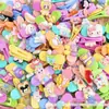 Presilhas Pequenas de Desenho Animado para Crianças Grampos Fofos Coloridos Doces Acessórios de Grampo de Resina DIY para Bebê Grampo de Um Real Atacado