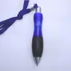 Lanyard para Cuello Bolígrafo de Tinta Gel Dibujo Animado Grueso con Cuerda Pluma de Agua Exhibición Publicitaria Logo Impreso Personalizado Bolígrafo de Regalo