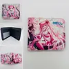 Cartera de Miku Hatsune Periférica Miku Hatsune Miku Anime Portatarjetas de Estudiante Bidimensional Billetera para Monedas Cartera para Hombres y Mujeres Cartera